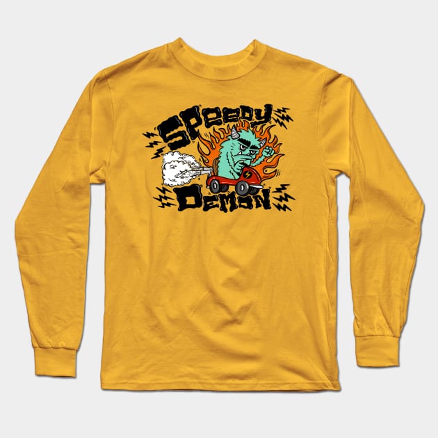 Speedy Demon Long Sleeve T-Shirt by BYVIKTOR